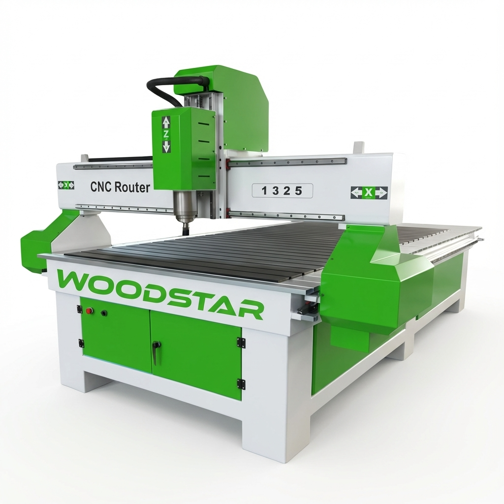 Woodstar cnc Router Hybrid Servo 1325
